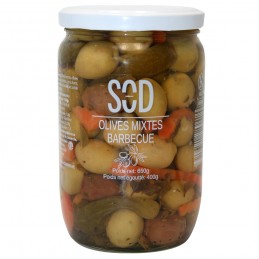 OLIVE MIXTE BBQ 720ml x6...