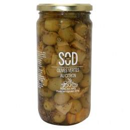 OLIVES VERTES CITRON "SOD"...