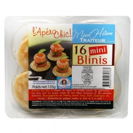 16 MINI BLINIS MEDIUM 135g...