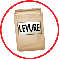 Levure et produits pour préparation de cuisine frais